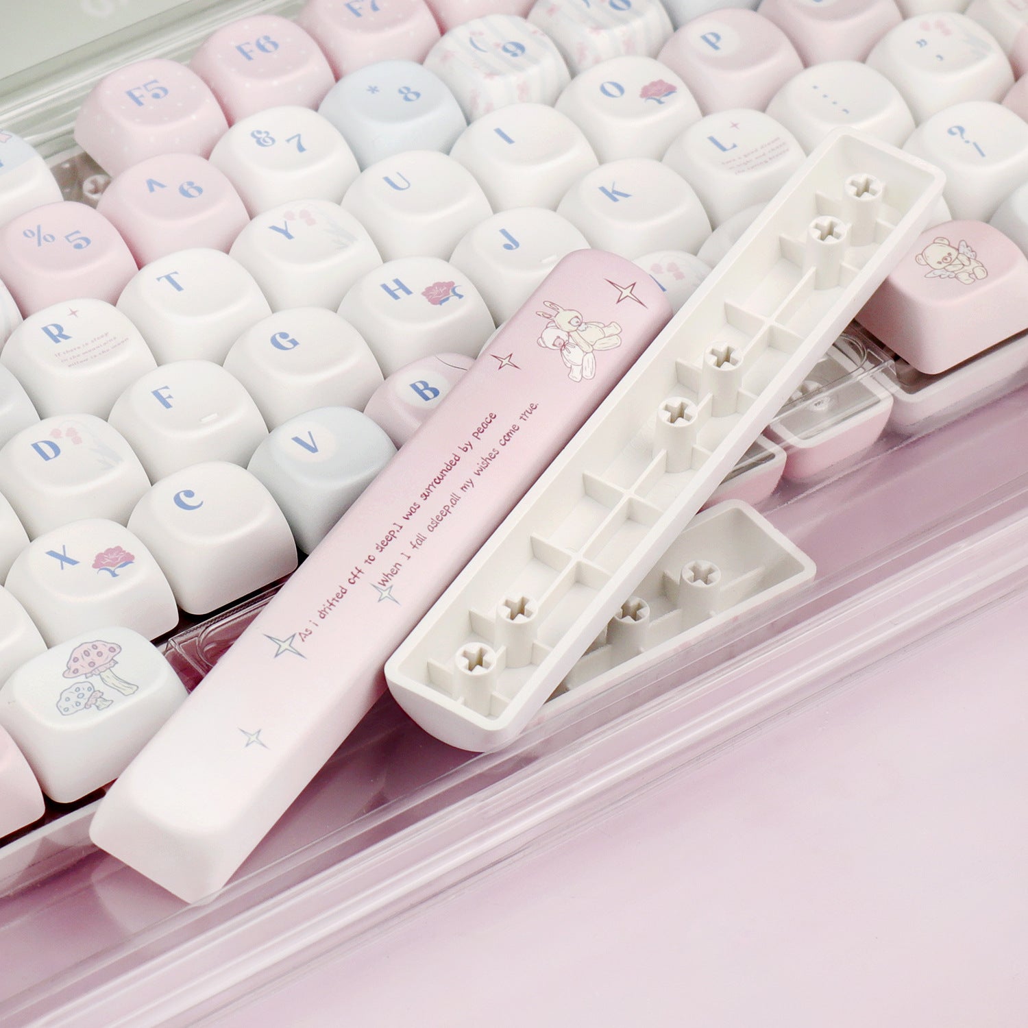 Cute Keycaps For Customizable Mechanical Keyboards, Perfect For Girls