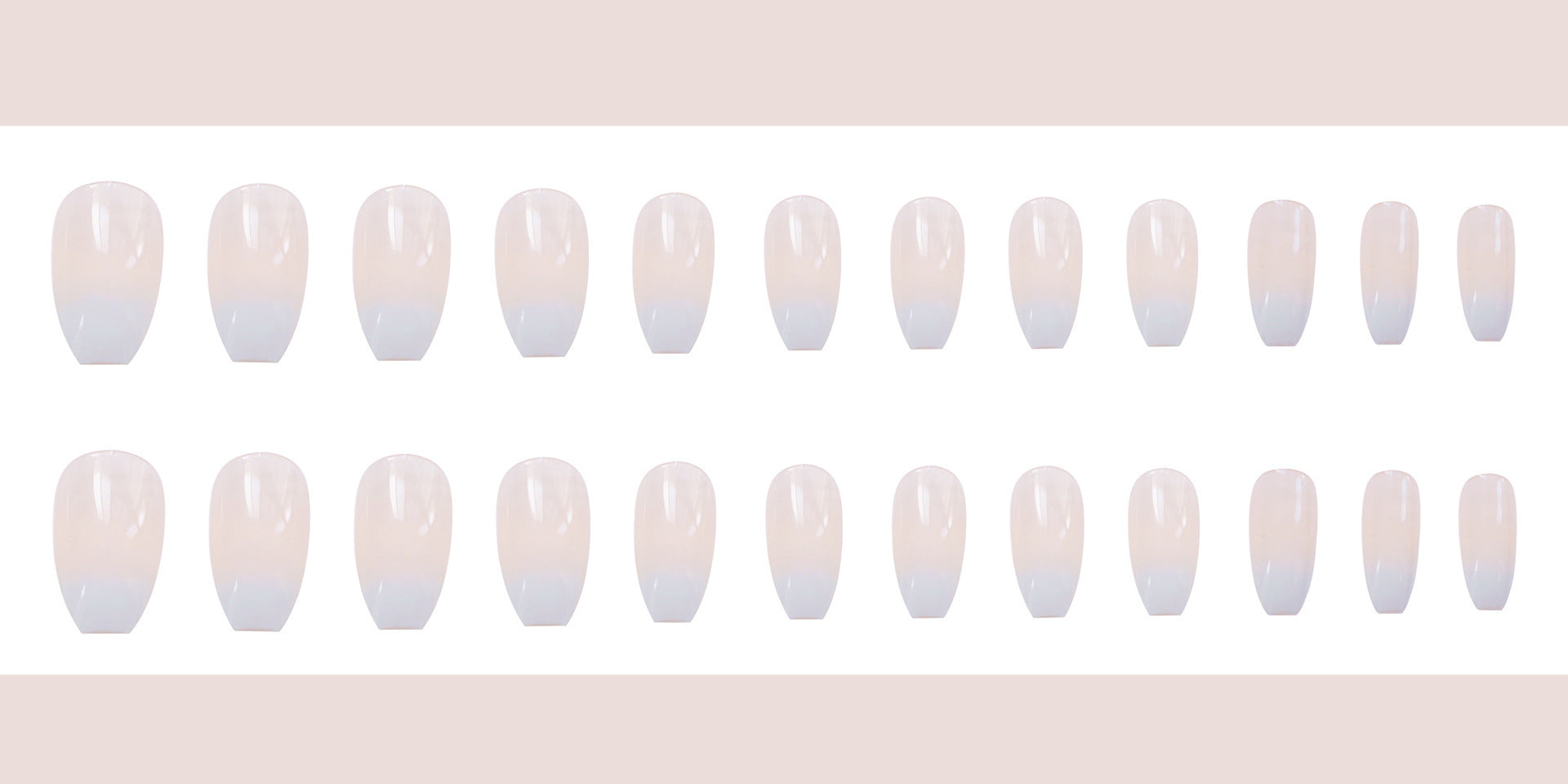 566-ballet white nails