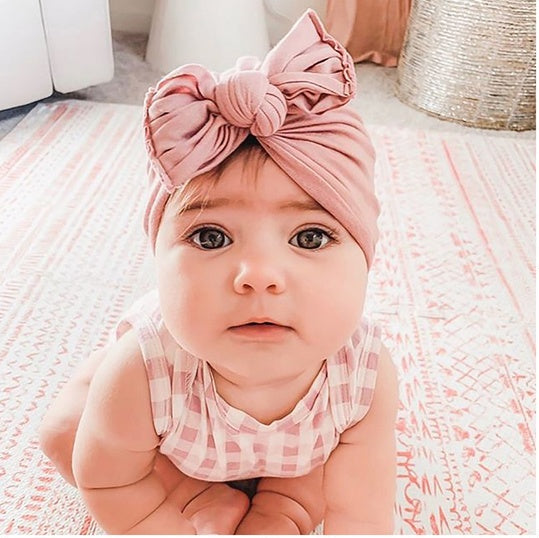 Cute Baby Hat Newborn Soft Baby Girl Hat Turban Infant Toddler Baby Cap Bonnet Headwraps