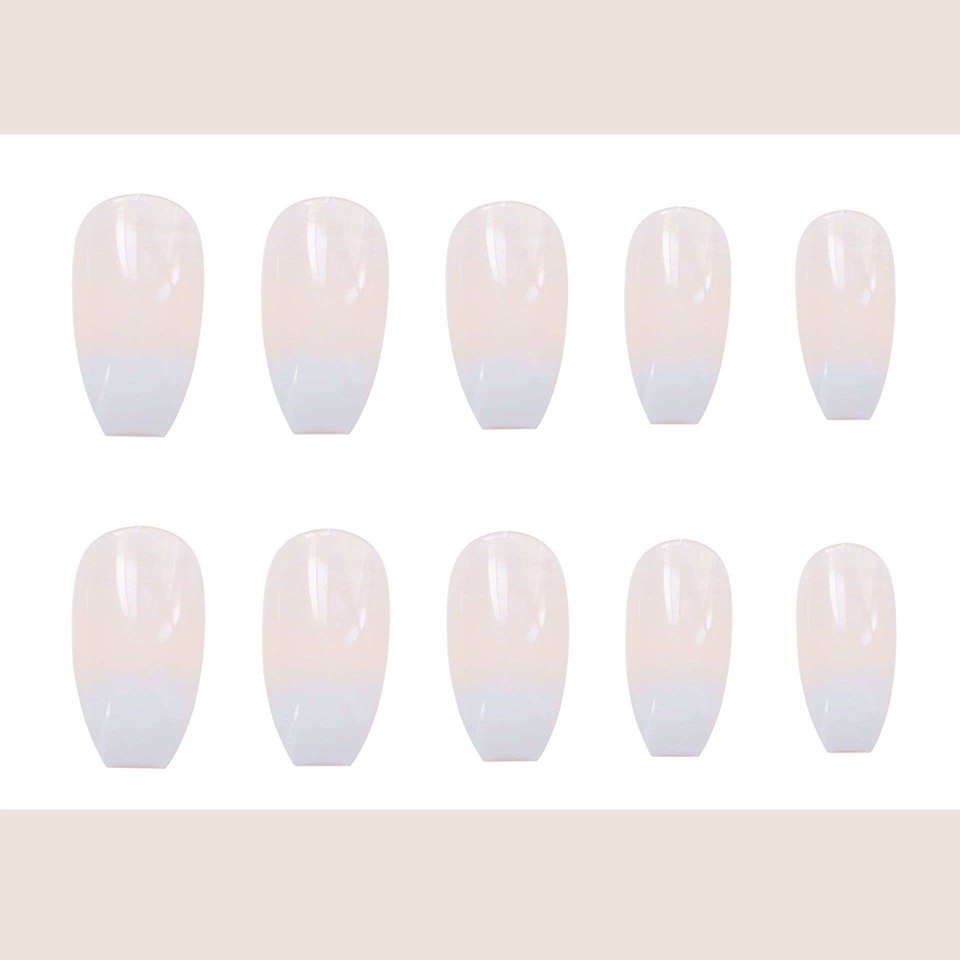 566-ballet white nails