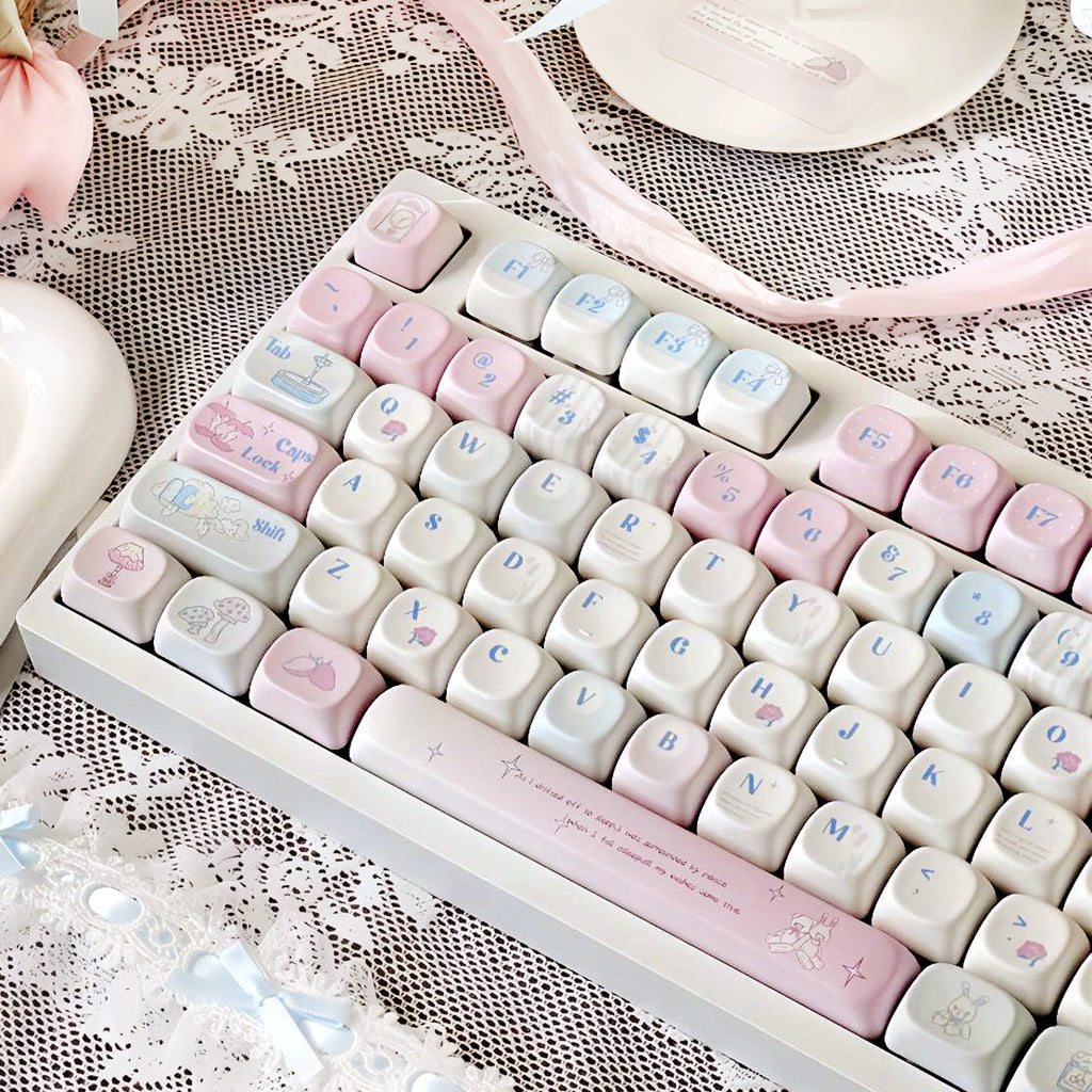 Cute Keycaps For Customizable Mechanical Keyboards, Perfect For Girls