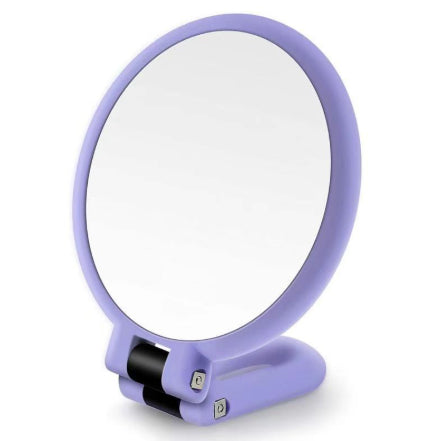 Double-Sided Handheld Portable Folding Makeup Mirror