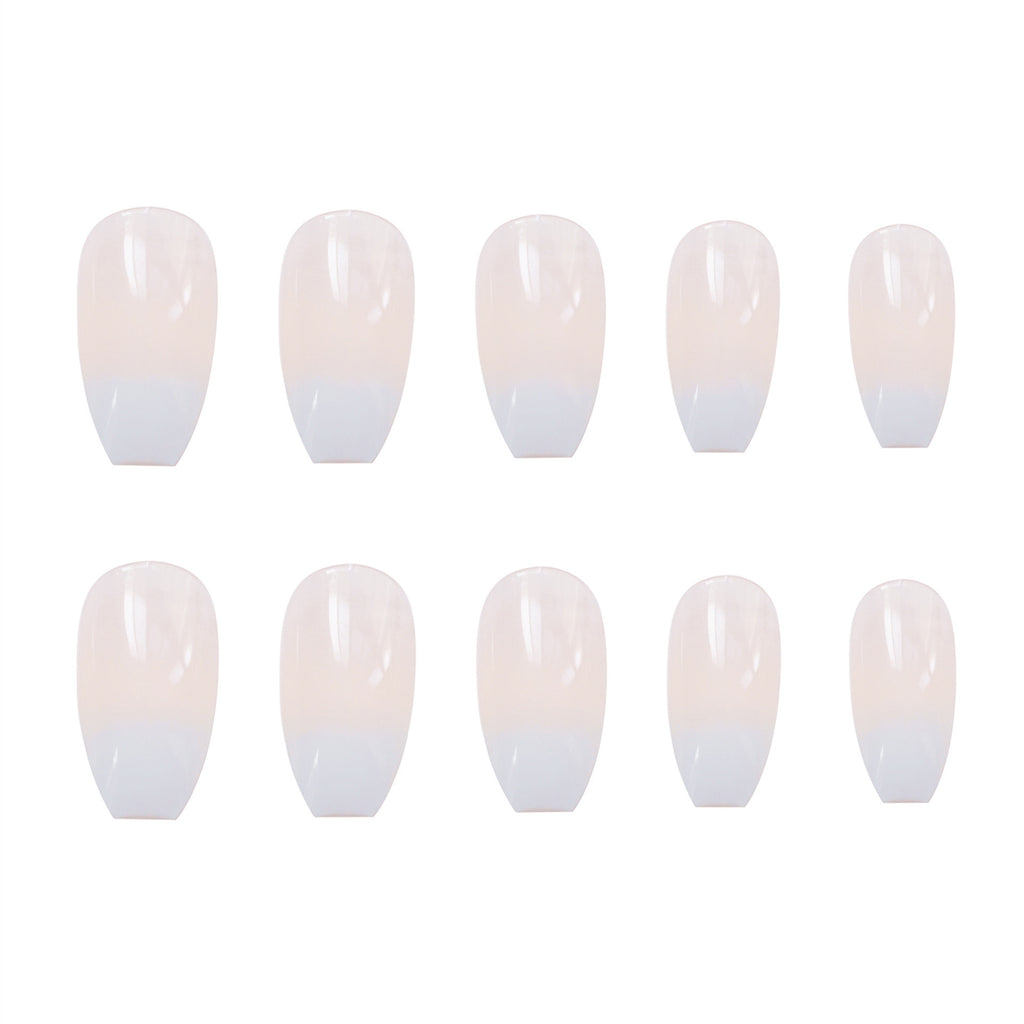 566-ballet white nails
