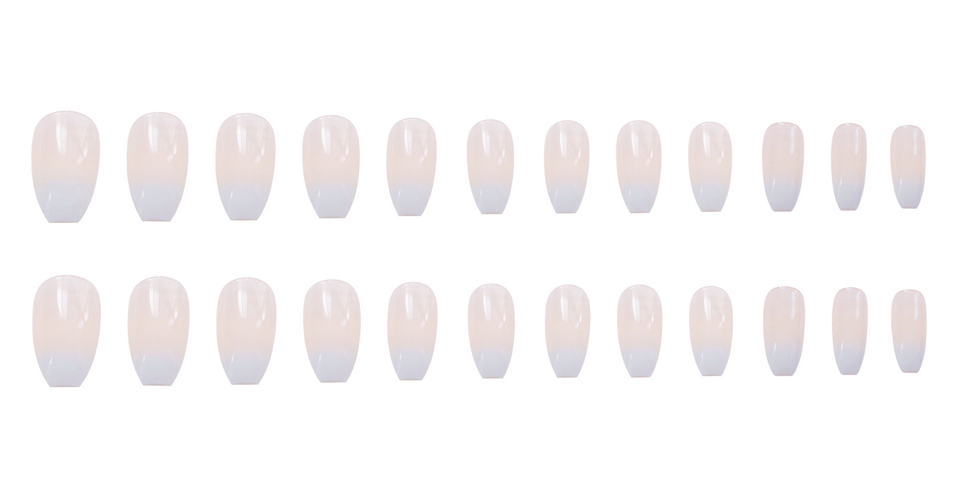 566-ballet white nails