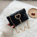 Heart-Shaped Tassel Shoulder Bag