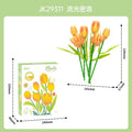 Tulip Building Blocks Flower Assembling Toy Bouquet Decoration